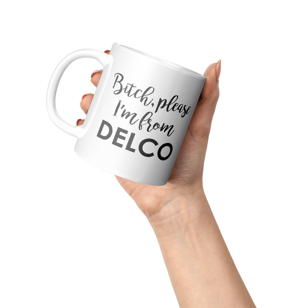 Bitch_Please_Im_From_Delco_Mug_Lifestyle_Raised_Hand_LH_Mockup.png