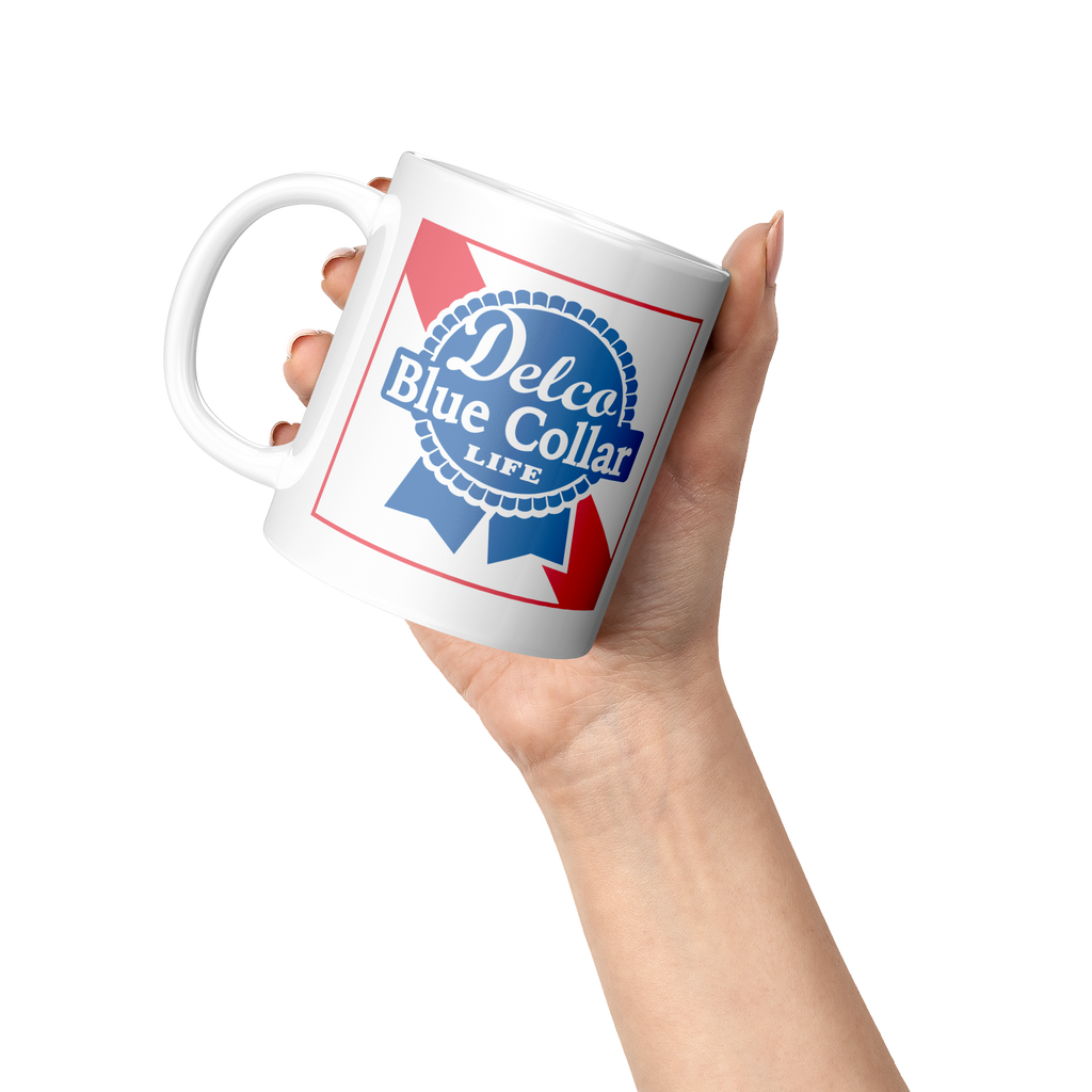 Delco_Blue_Collar_Mug_Lifestyle_Raised_Hand_LH_Mockup.png