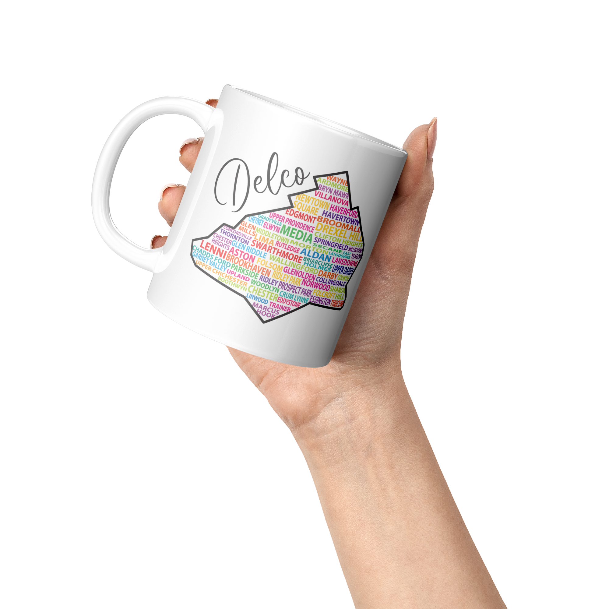 Delco_Towns_Mug_Lifestyle_Raised_Hand_LH_Mockup.png