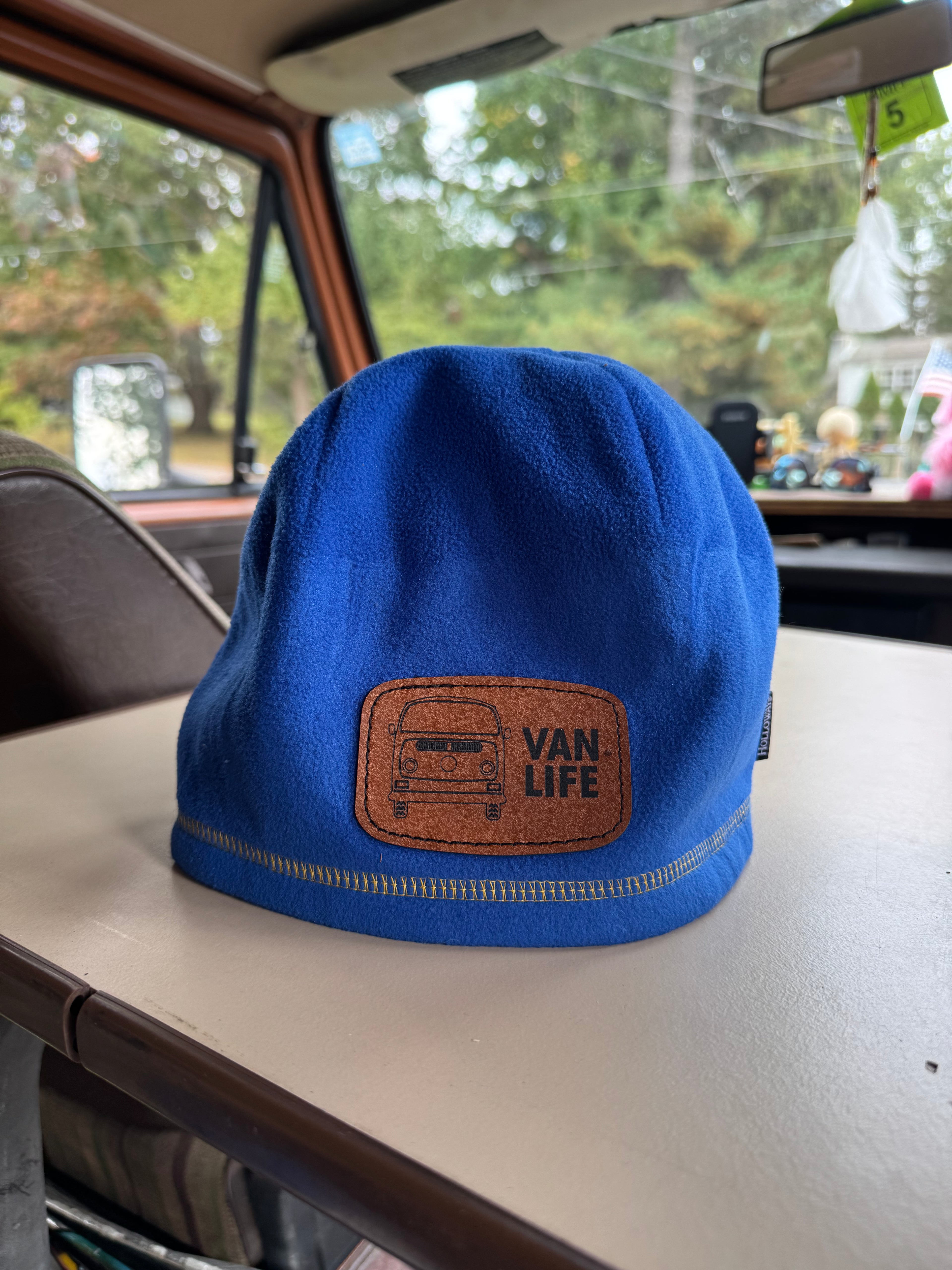 Blue Fleece Winter Hat