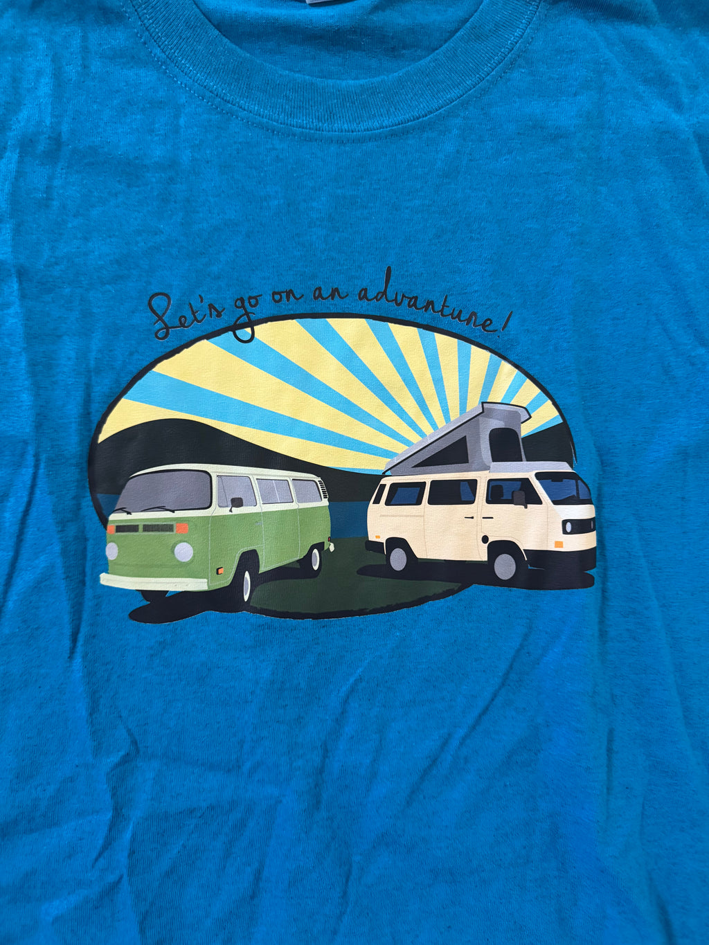 Short Sleeve Let's Go On An Advanture